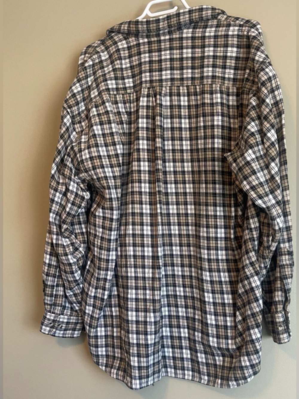 Vintage 99’ Warner Brothers Tasmanian Devil Embroidered Cotton Plaid Button Down - Picture 9 of 12